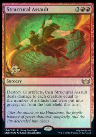 Structural Assault [Streets of New Capenna Prerelease Promos] | Clutch Gaming