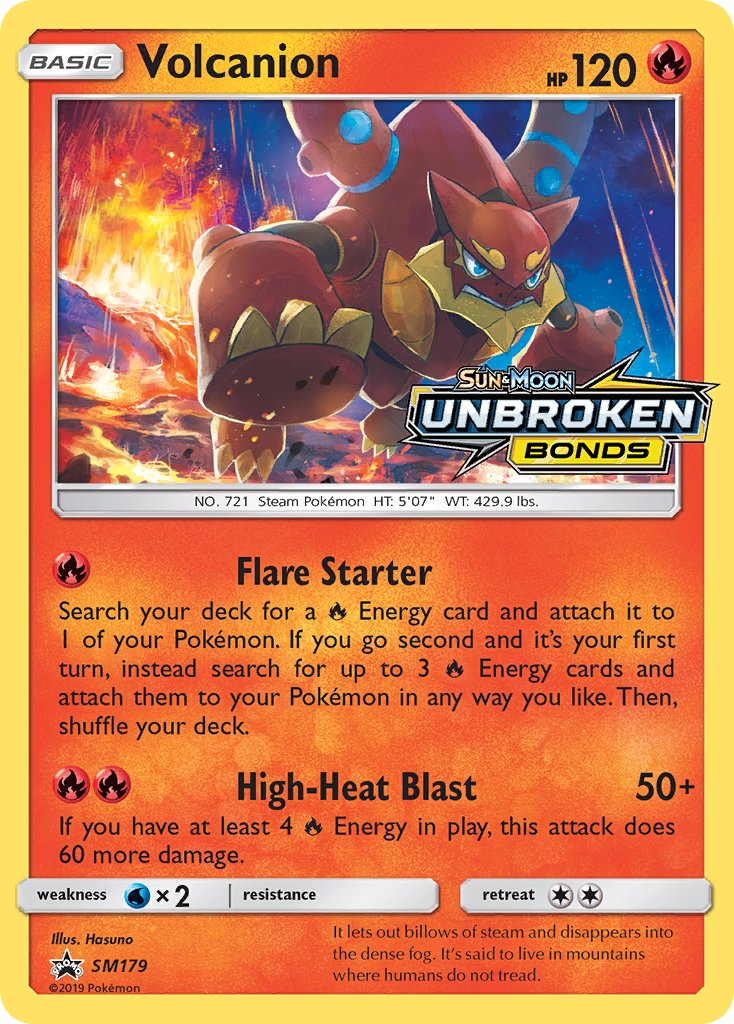 Volcanion (SM179) [Sun & Moon: Black Star Promos] | Clutch Gaming