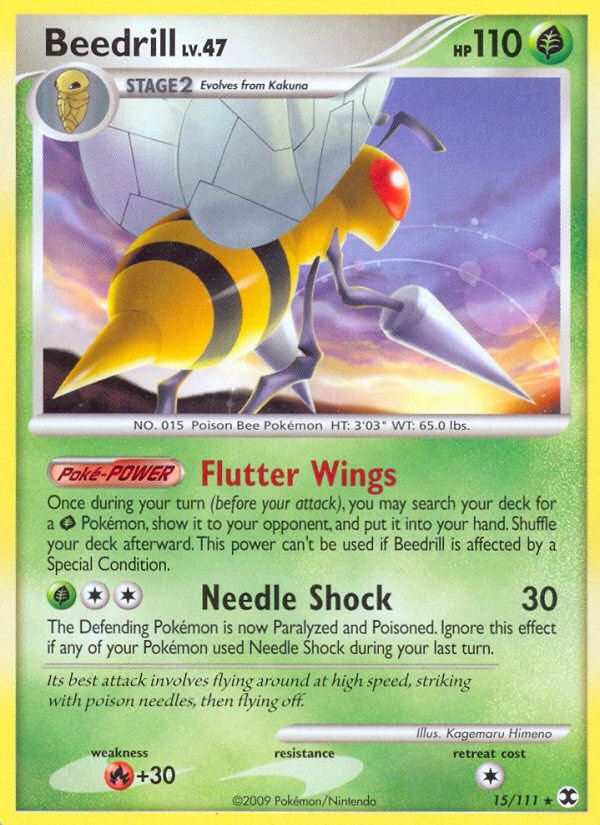 Beedrill (15/111) [Platinum: Rising Rivals] | Clutch Gaming