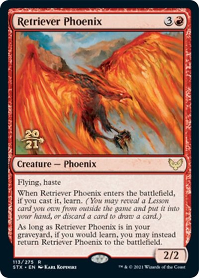 Retriever Phoenix [Strixhaven: School of Mages Prerelease Promos] | Clutch Gaming