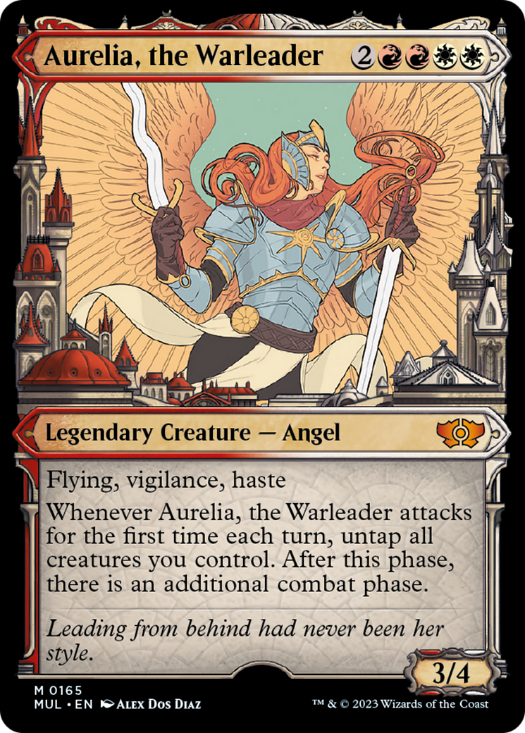 Aurelia, the Warleader (Halo Foil) [Multiverse Legends] | Clutch Gaming