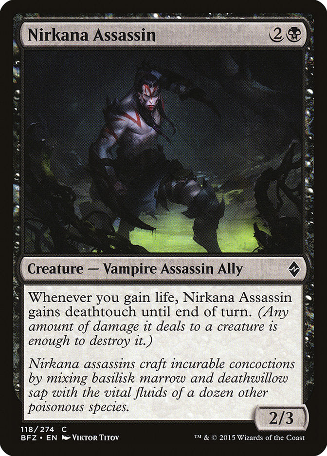 Nirkana Assassin [Battle for Zendikar] | Clutch Gaming