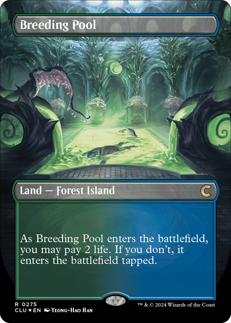 Breeding Pool (Borderless) [Ravnica: Clue Edition] | Clutch Gaming