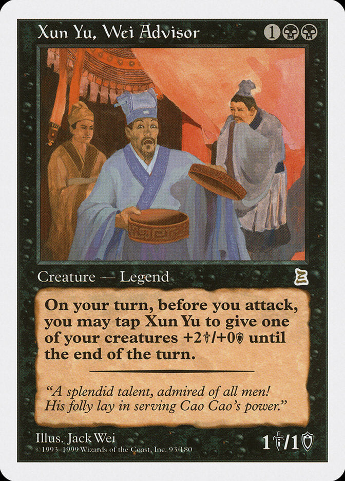 Xun Yu, Wei Advisor [Portal Three Kingdoms] | Clutch Gaming