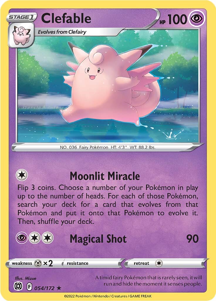 Clefable (054/172) [Sword & Shield: Brilliant Stars] | Clutch Gaming