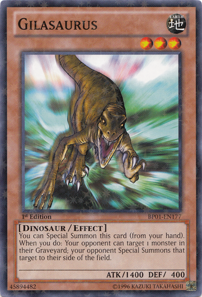 Gilasaurus [BP01-EN177] Starfoil Rare | Clutch Gaming