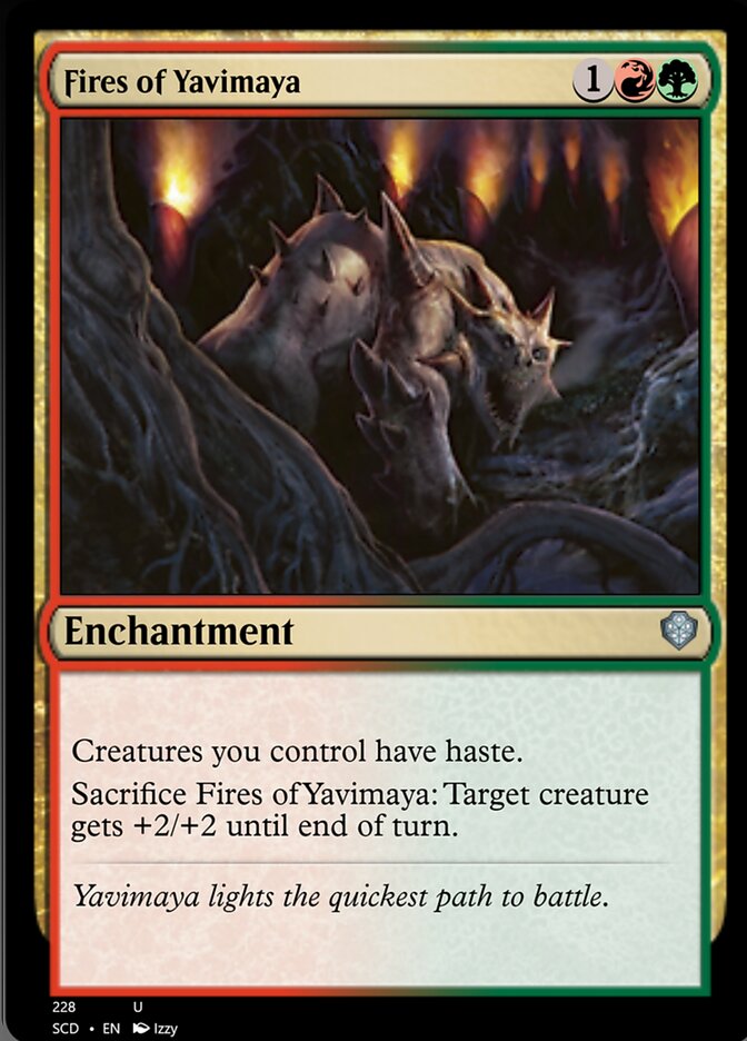 Fires of Yavimaya [Starter Commander Decks] | Clutch Gaming