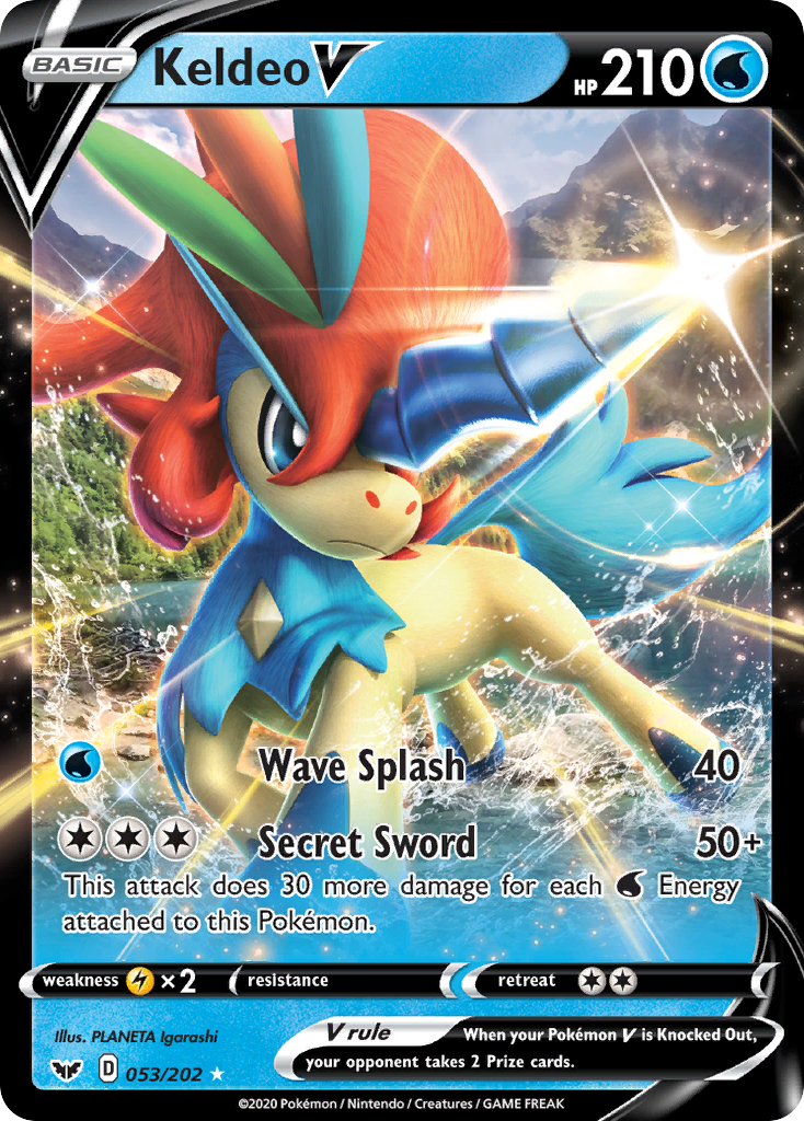 Keldeo V (053/202) [Sword & Shield: Base Set] | Clutch Gaming