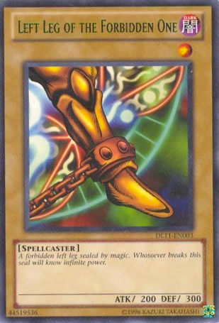 Left Leg of the Forbidden One (Green) [DL11-EN003] Rare | Clutch Gaming