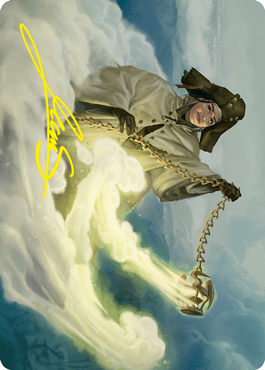 Traveling Minister Art Card (Gold-Stamped Signature) [Innistrad: Crimson Vow Art Series] | Clutch Gaming