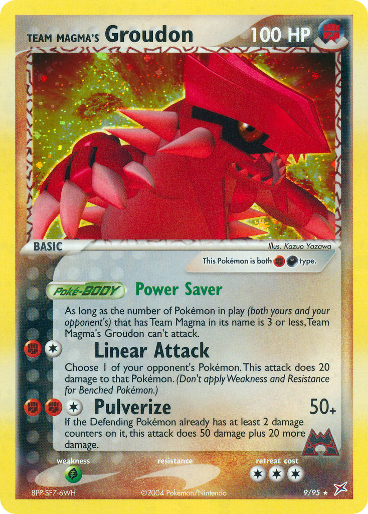 Team Magma's Groudon (9/95) (Theme Deck Exclusive) [EX: Team Magma vs Team Aqua] | Clutch Gaming