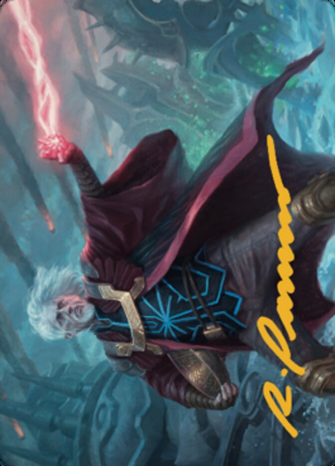 Urza, Lord Protector Art Card (Gold-Stamped Signature) [The Brothers' War Art Series] | Clutch Gaming