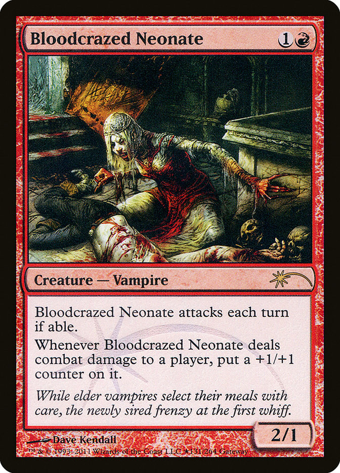 Bloodcrazed Neonate [Wizards Play Network 2011] | Clutch Gaming