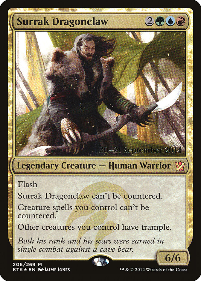 Surrak Dragonclaw [Khans of Tarkir Prerelease Promos] | Clutch Gaming