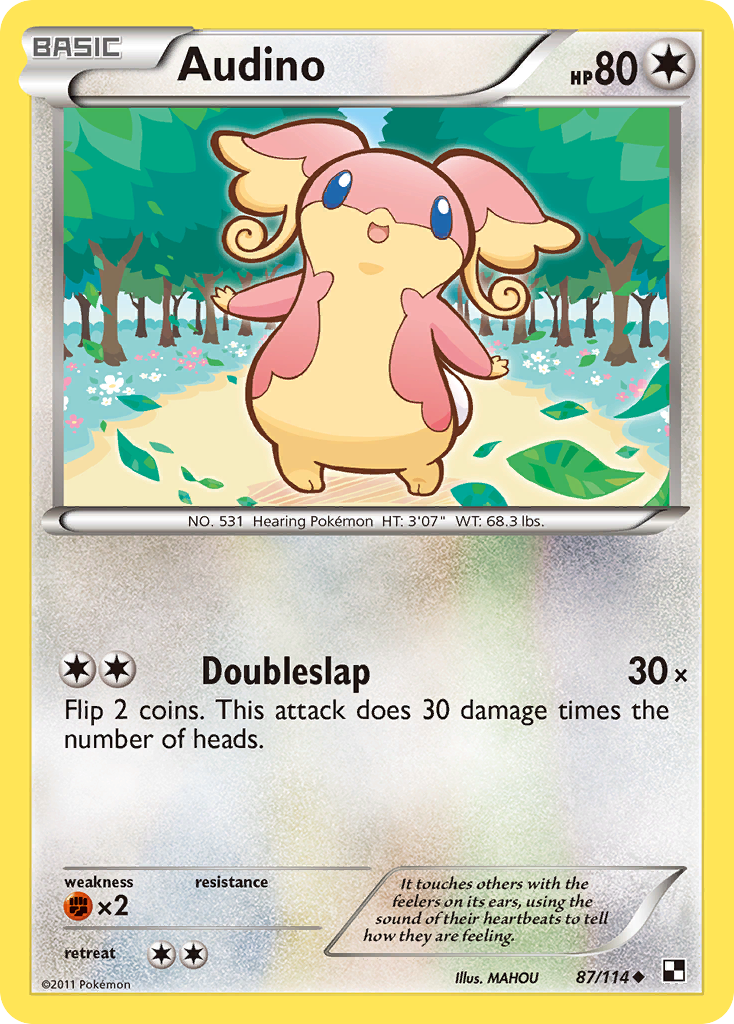 Audino (87/114) [Black & White: Base Set] | Clutch Gaming