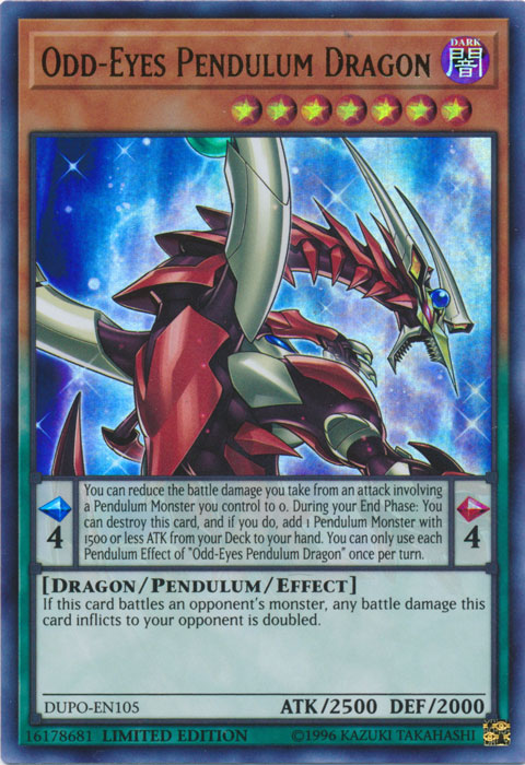 Odd-Eyes Pendulum Dragon [DUPO-EN105] Ultra Rare | Clutch Gaming