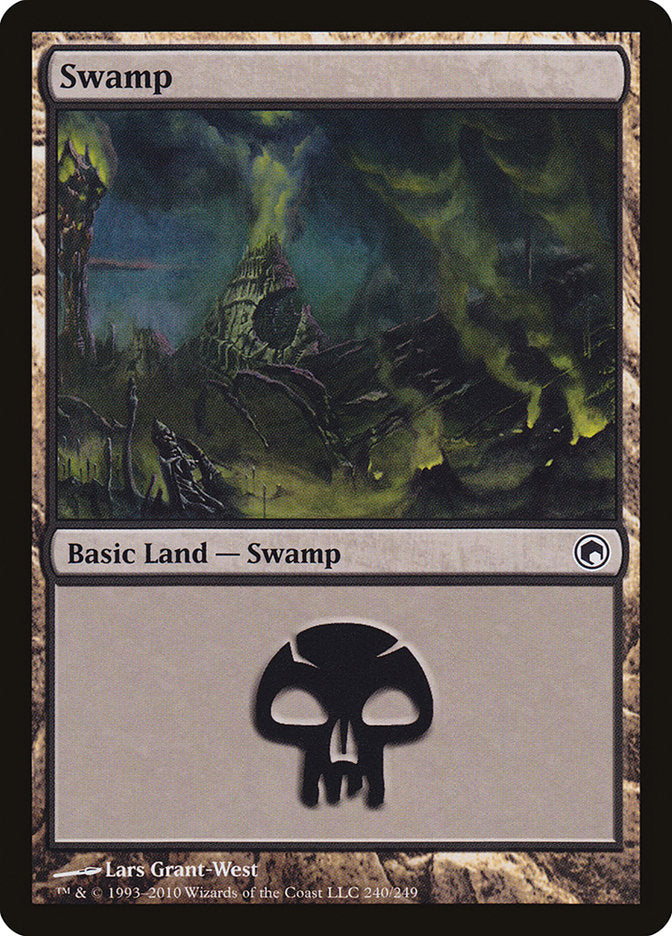 Swamp (240) [Scars of Mirrodin] | Clutch Gaming