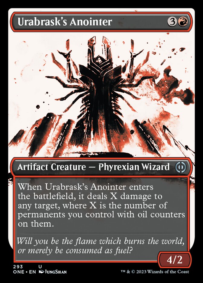 Urabrask's Anointer (Showcase Ichor) [Phyrexia: All Will Be One] | Clutch Gaming