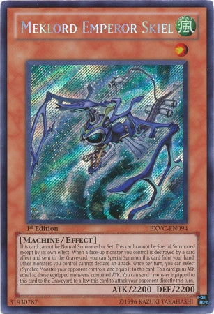 Meklord Emperor Skiel [EXVC-EN094] Secret Rare | Clutch Gaming