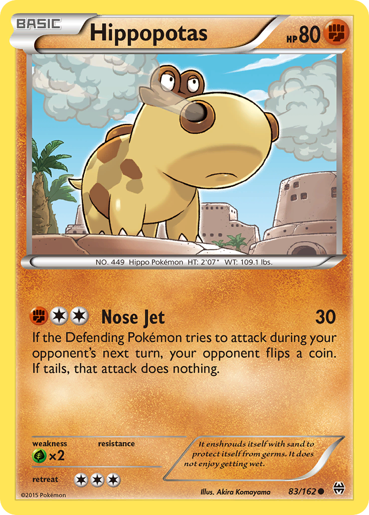 Hippopotas (83/162) [XY: BREAKthrough] | Clutch Gaming