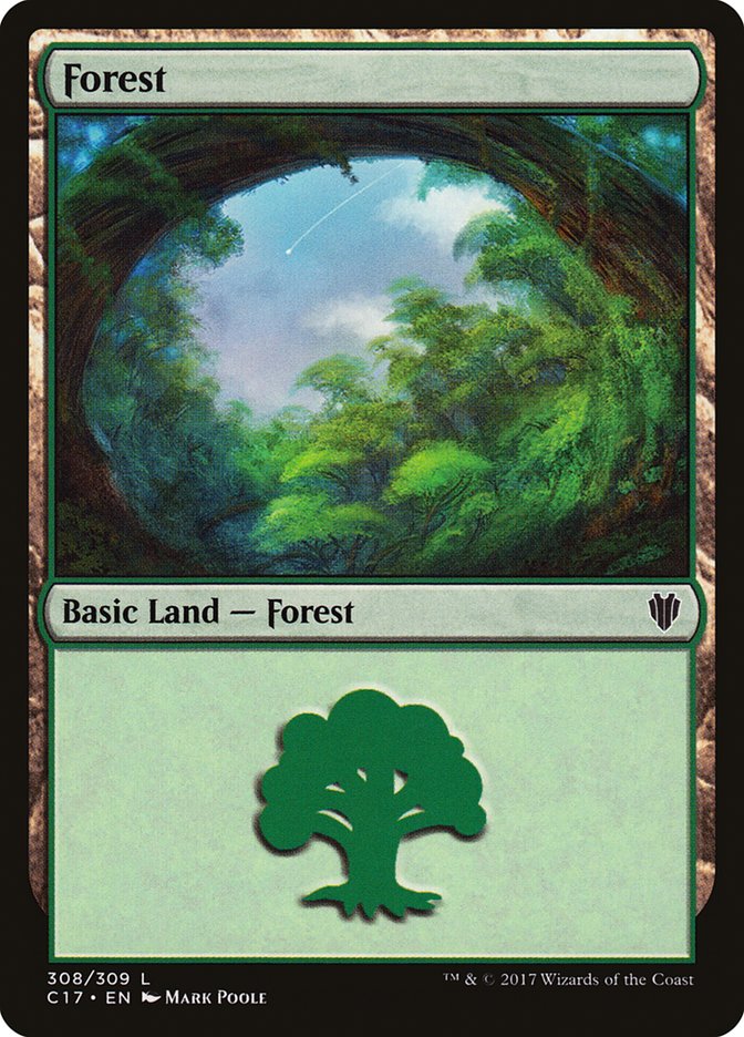 Forest (308) [Commander 2017] | Clutch Gaming