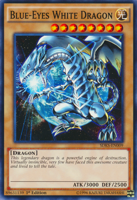 Blue-Eyes White Dragon [SDKS-EN009] Common | Clutch Gaming