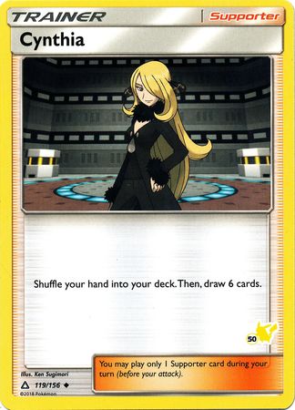 Cynthia (119/156) (Pikachu Stamp #50) [Battle Academy 2020] | Clutch Gaming