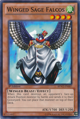 Winged Sage Falcos [BPW2-EN007] Common | Clutch Gaming