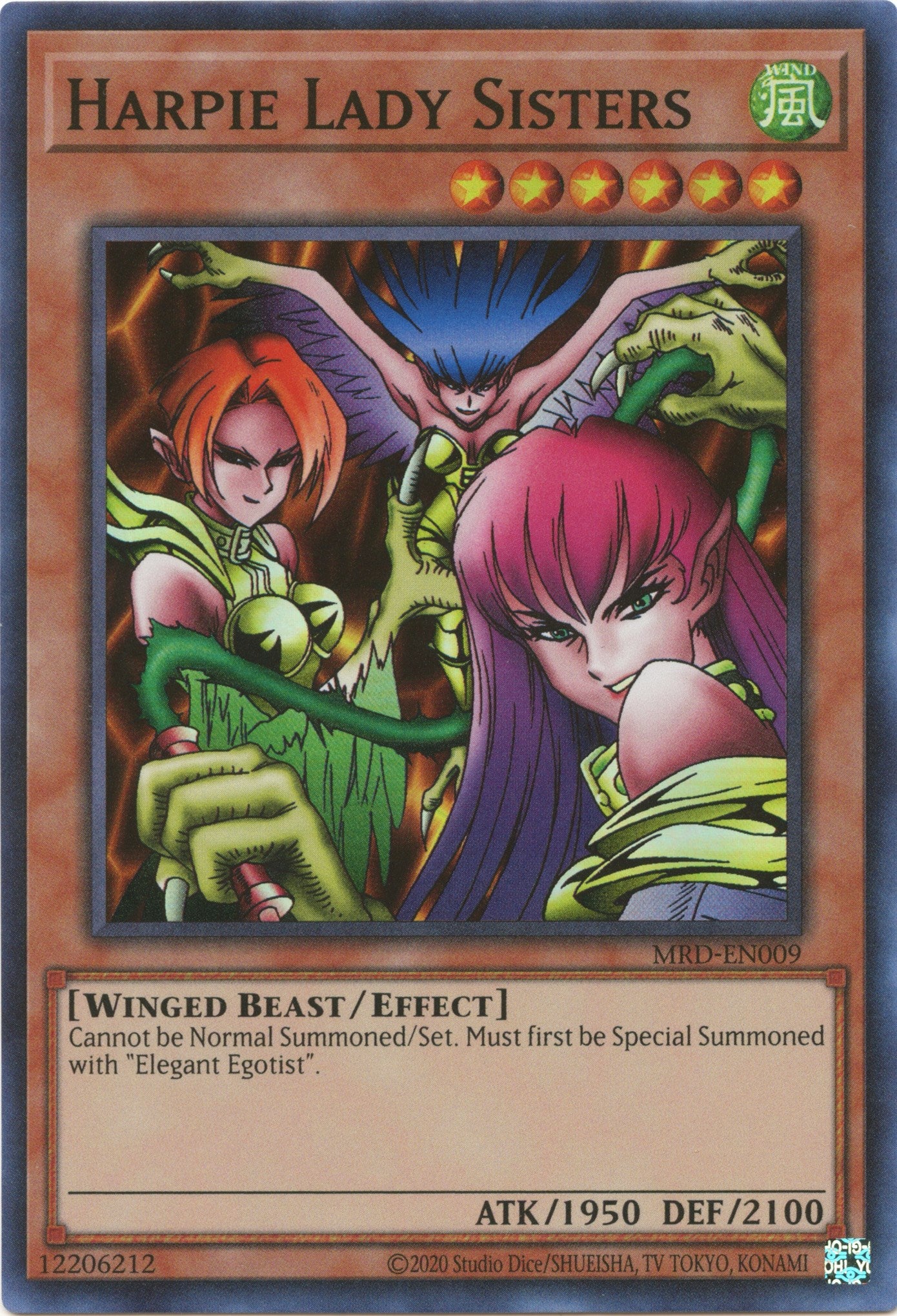 Harpie Lady Sisters (25th Anniversary) [MRD-EN009] Super Rare | Clutch Gaming