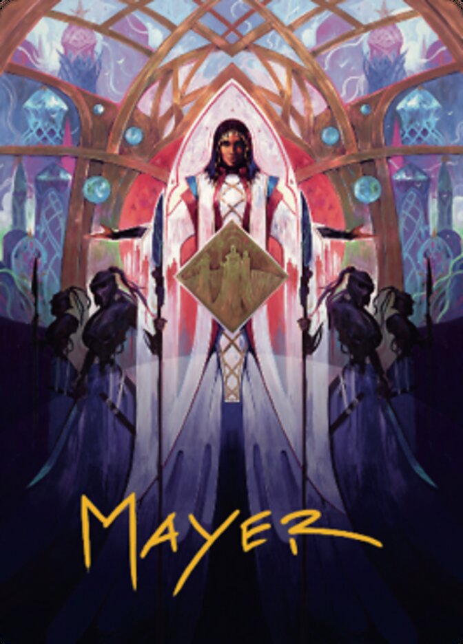 Kayla's Command Art Card (Gold-Stamped Signature) [The Brothers' War Art Series] | Clutch Gaming