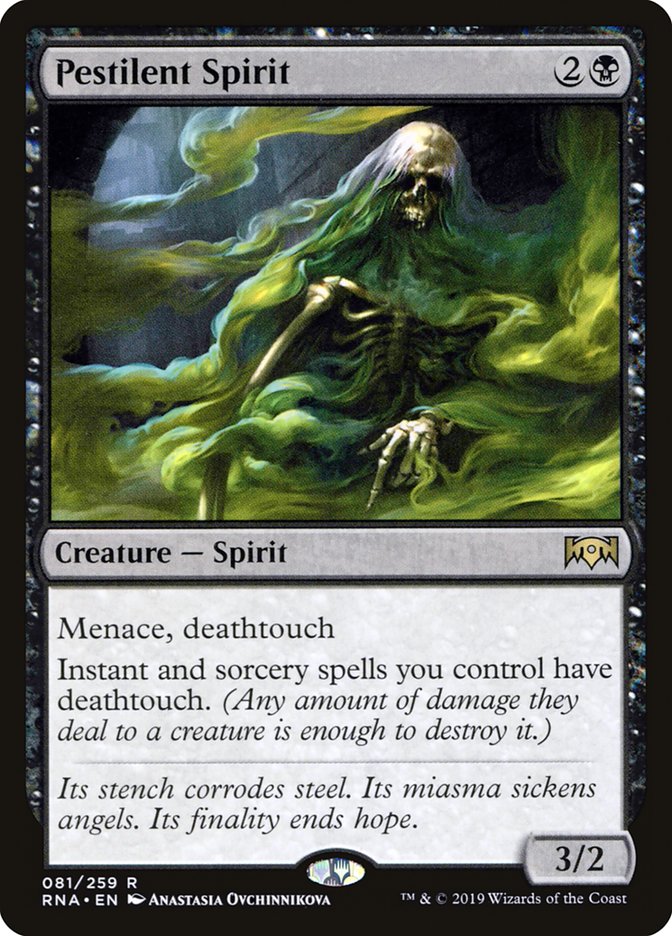 Pestilent Spirit [Ravnica Allegiance] | Clutch Gaming