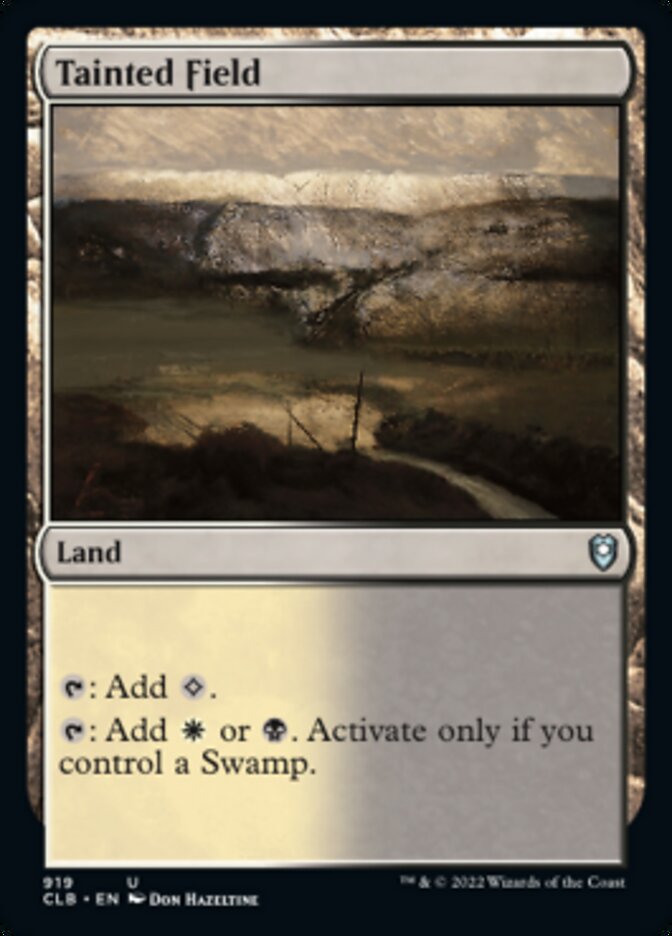 Tainted Field [Commander Legends: Battle for Baldur's Gate] | Clutch Gaming