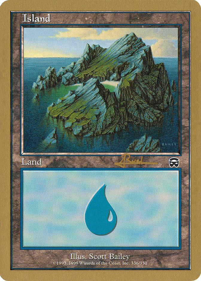 Island (ar336a) (Antoine Ruel) [World Championship Decks 2001] | Clutch Gaming