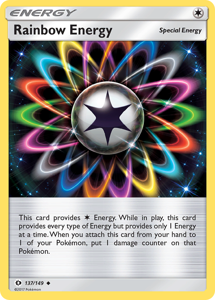 Rainbow Energy (137/149) [Sun & Moon: Base Set] | Clutch Gaming