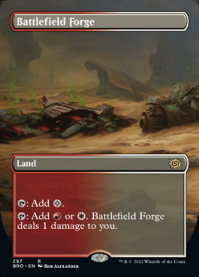 Battlefield Forge (Borderless Alternate Art) [The Brothers' War] | Clutch Gaming