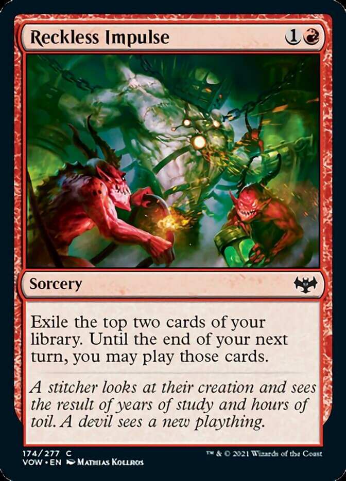 Reckless Impulse [Innistrad: Crimson Vow] | Clutch Gaming