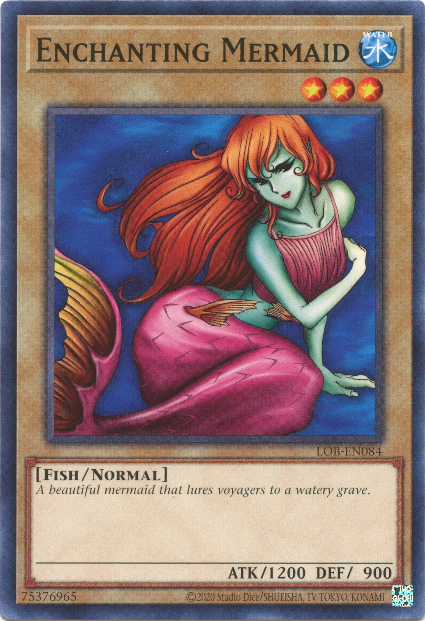 Enchanting Mermaid (25th Anniversary) [LOB-EN084] Common | Clutch Gaming