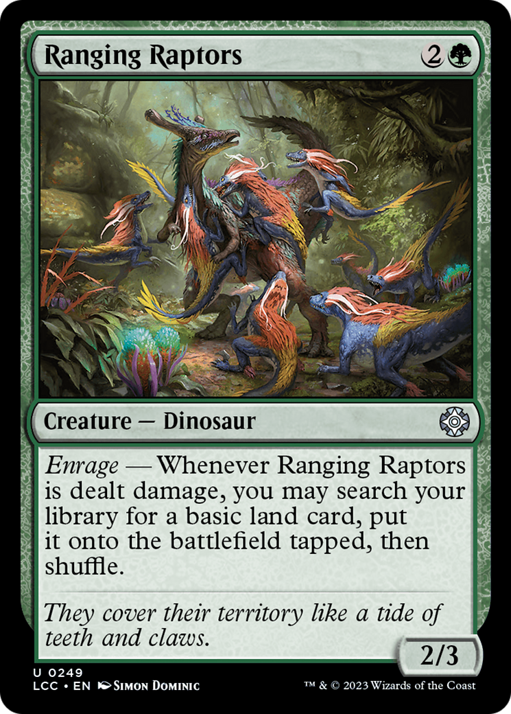 Ranging Raptors [The Lost Caverns of Ixalan Commander] | Clutch Gaming