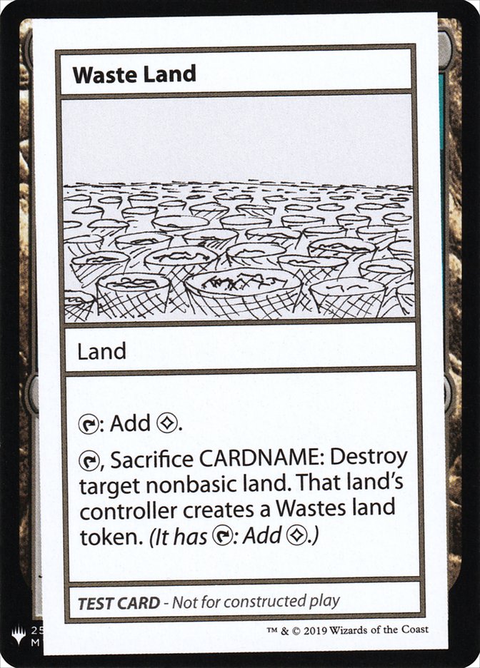 Waste Land [Mystery Booster Playtest Cards] | Clutch Gaming