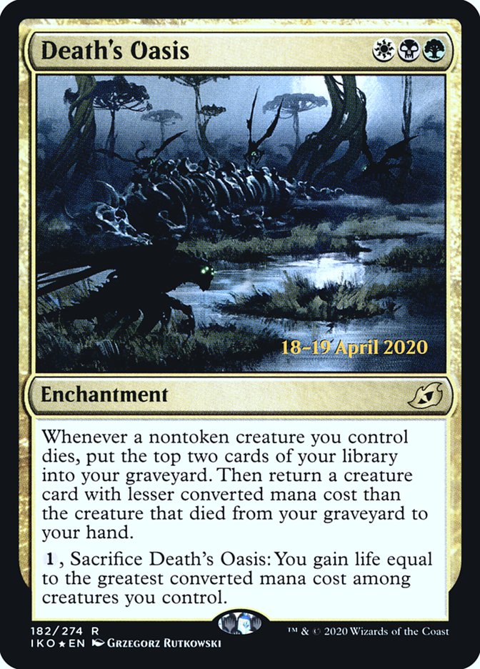 Death's Oasis [Ikoria: Lair of Behemoths Prerelease Promos] | Clutch Gaming