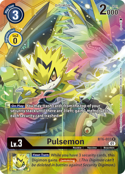 Pulsemon [BT6-033] (Alternate Art) [Double Diamond] | Clutch Gaming