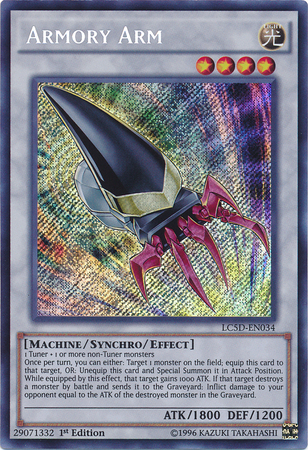 Armory Arm [LC5D-EN034] Secret Rare | Clutch Gaming