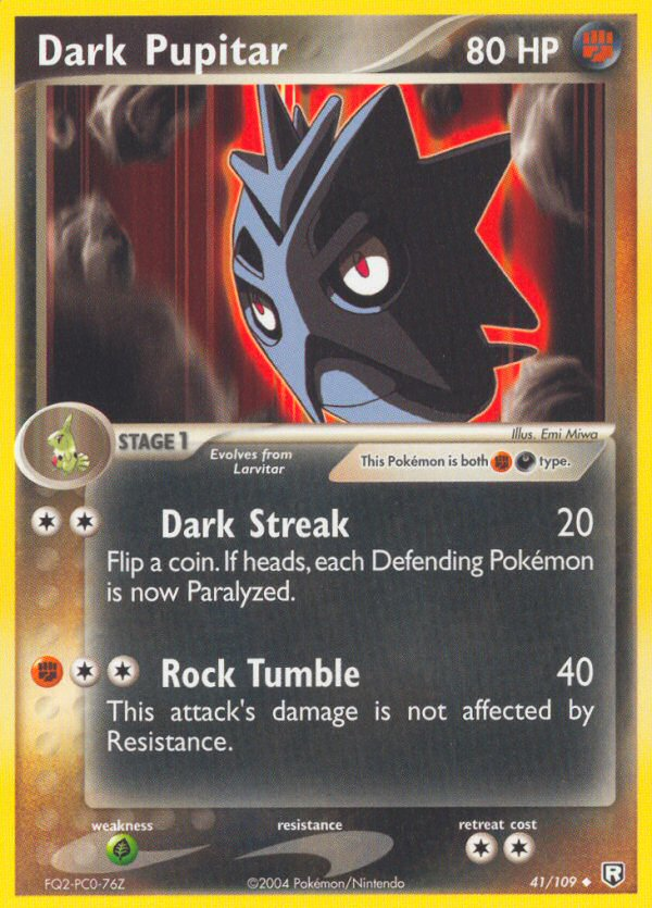 Dark Pupitar (41/109) [EX: Team Rocket Returns] | Clutch Gaming