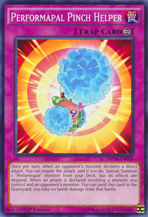 Performapal Pinch Helper [MP16-EN030] Common | Clutch Gaming