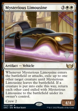 Mysterious Limousine (Promo Pack) [Streets of New Capenna Promos] | Clutch Gaming