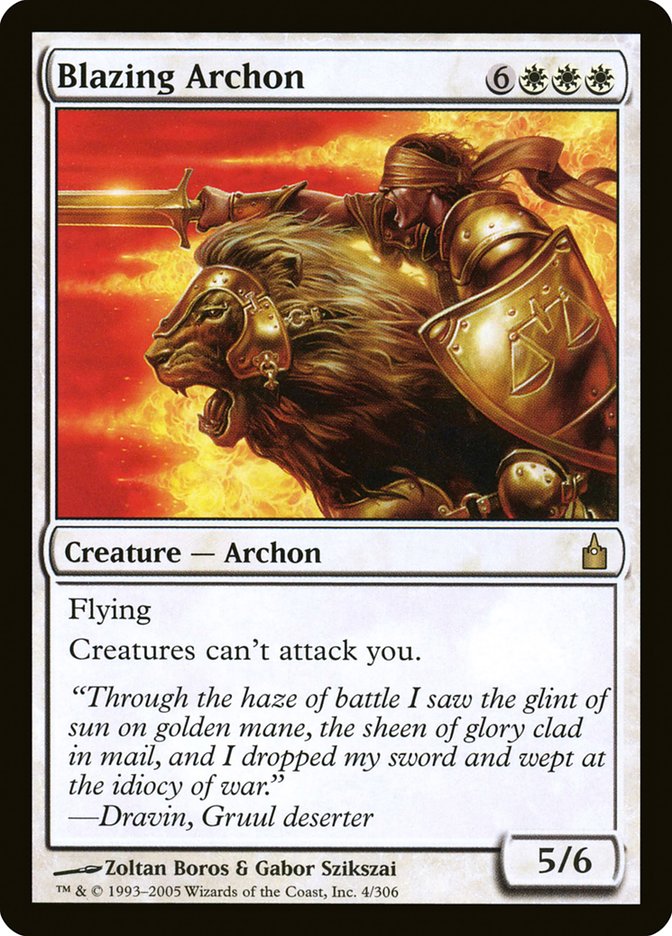 Blazing Archon [Ravnica: City of Guilds] | Clutch Gaming