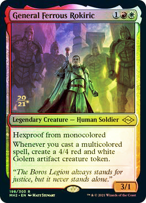 General Ferrous Rokiric [Modern Horizons 2 Prerelease Promos] | Clutch Gaming