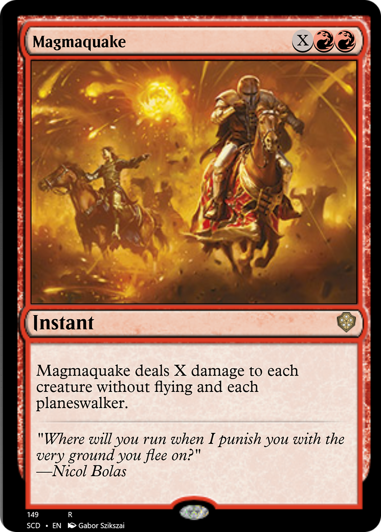 Magmaquake [Starter Commander Decks] | Clutch Gaming