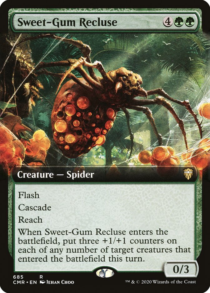 Sweet-Gum Recluse (Extended Art) [Commander Legends] | Clutch Gaming