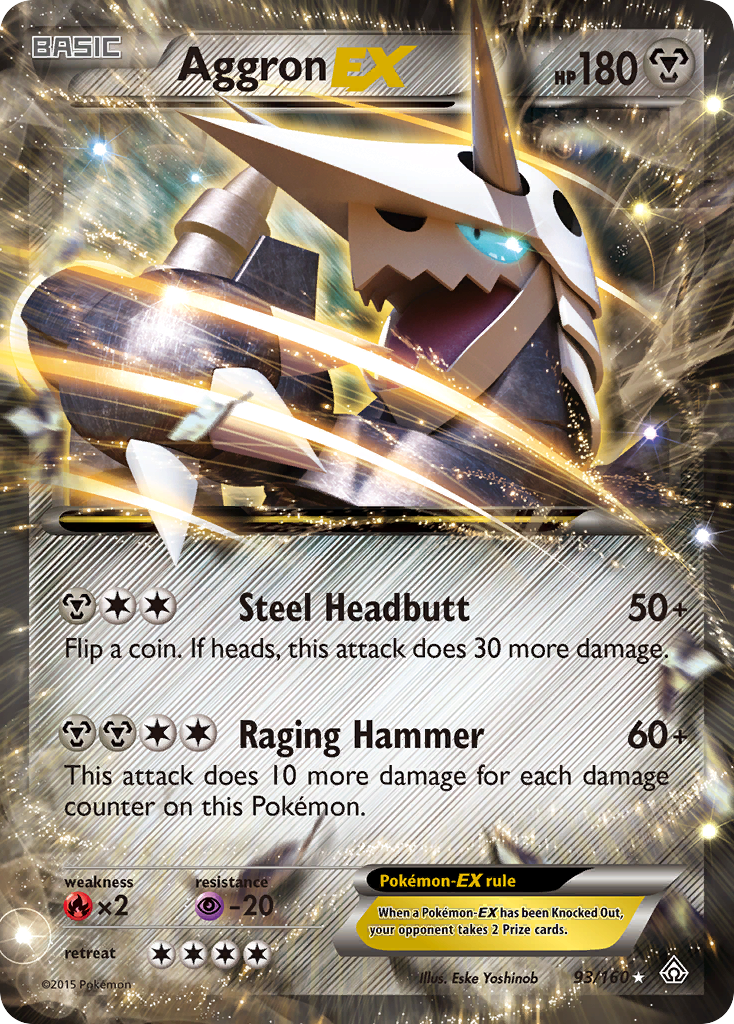 Aggron EX (93/160) [XY: Primal Clash] | Clutch Gaming